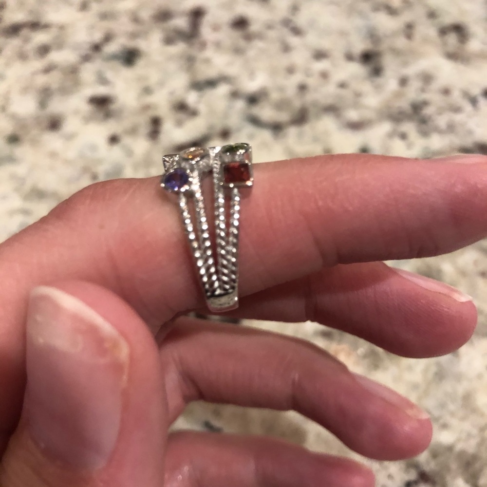 Multi Gemstone ring - Picture 2 of 3
